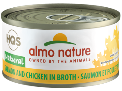 Almo Nature Cat HQS Salmon & Chicken 2.47OZ