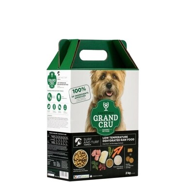 CaniSource Grand Cru Surf & Turf Formula Dehydrated Dog Food, 2-kg
