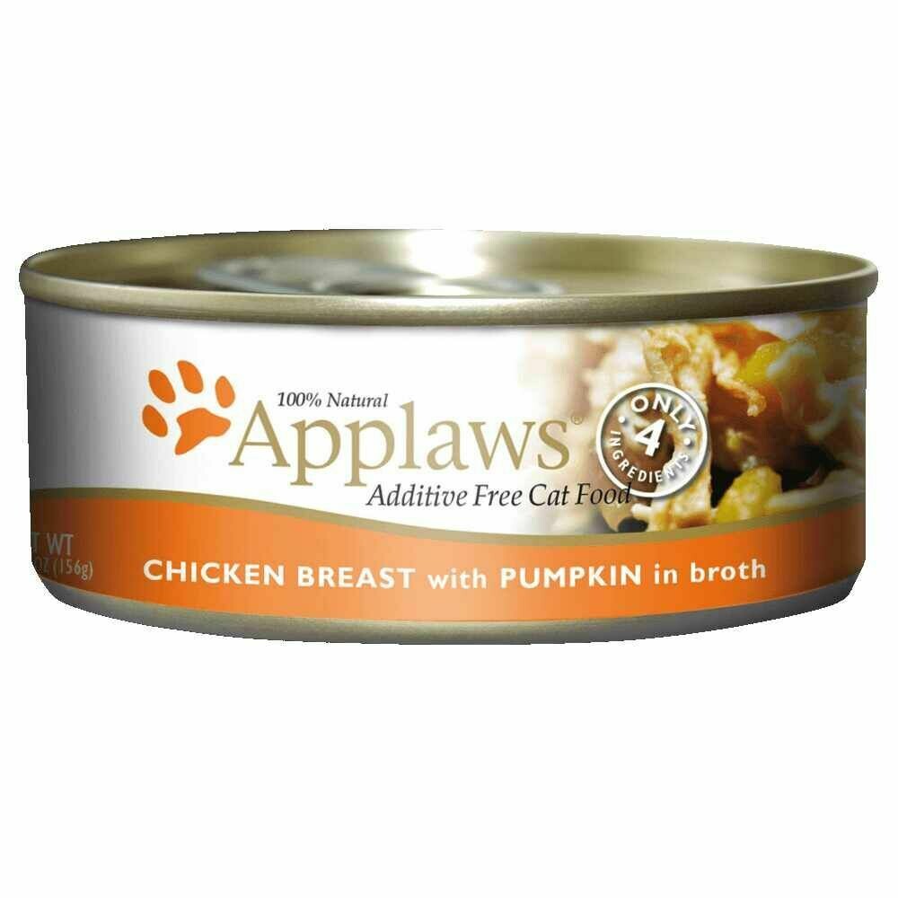 Applaws Chicken Breast with Pumpkin Canned Cat Food, 5.5-oz