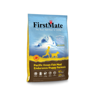 FirstMate Endurance/Puppy Pacific Ocean Fish Meal Limited Ingredient Diet Grain-Free Dry Dog Food, 28.6-lb