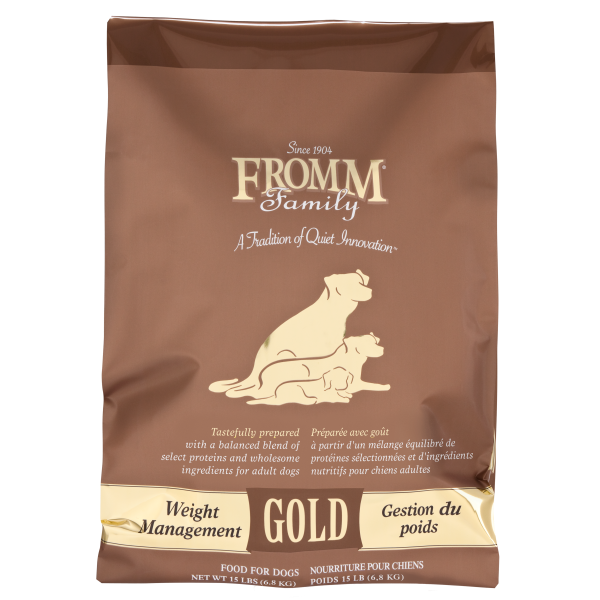 Fromm Gold Weight Management Dry Dog Food, 15-lb