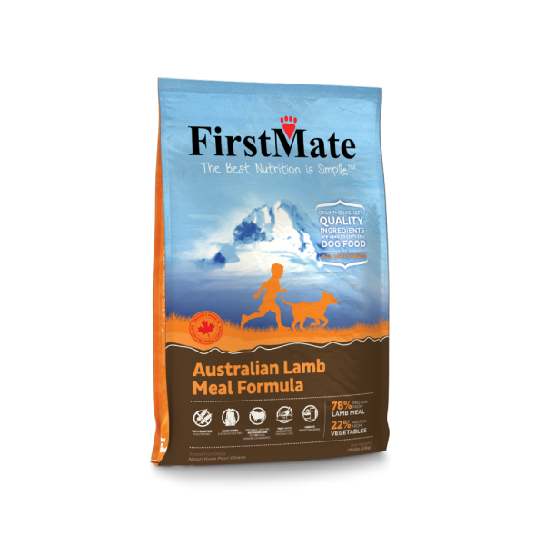 FirstMate Australian Lamb Meal Limited Ingredient Diet Grain-Free Dry Dog Food, 28.6-lb