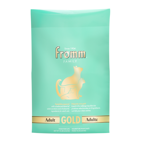 Fromm Gold Adult Dry Cat Food, Green, 10-lb