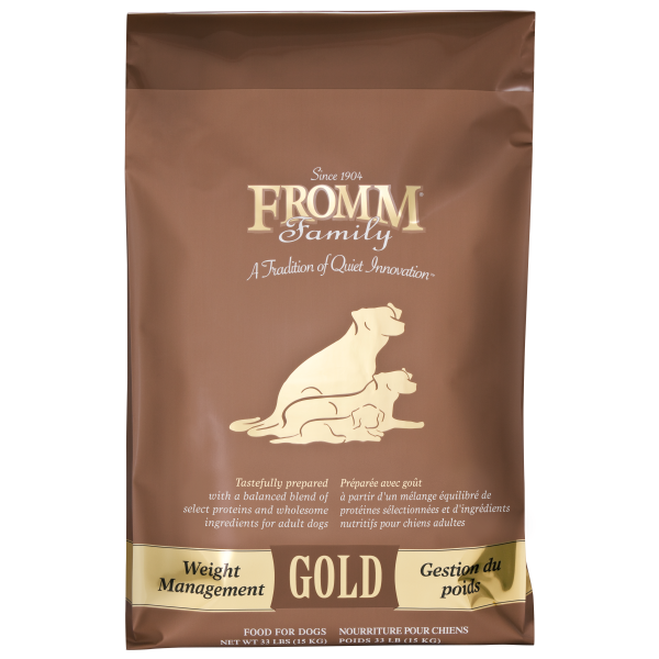 Fromm Gold Weight Management Dry Dog Food, 33-lb