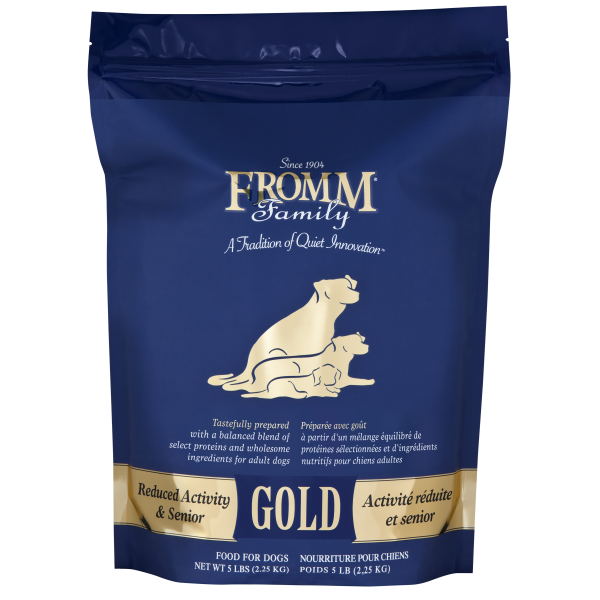 Fromm Gold Reduced Activity and Senior Dry Dog Food, 5-lb