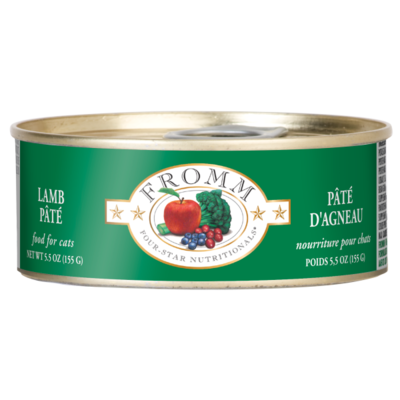 Fromm Four Star Lamb Pate Canned Cat Food, 5.5-oz