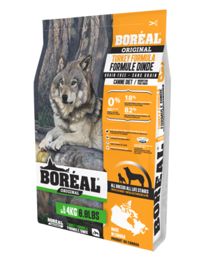 Boreal Original Turkey - Grain Free Dry Dog Food, 11.33kg bag