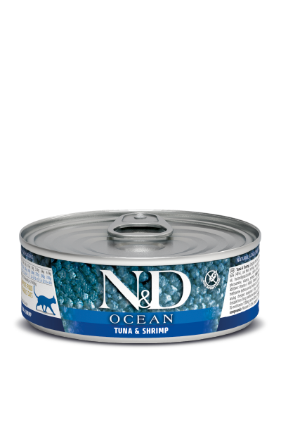 N&D Cat Ocean Tuna Shrimp 80g