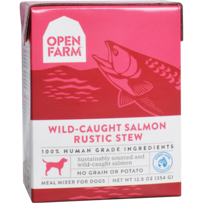 Open Farm Rustic Stew Wild-Caught Salmon Recipe Wet Dog Food, 12.5-oz
