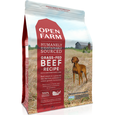 Open Farm Grass-Fed Beef Recipe Grain-Free Dry Dog Food, 4.5-lb