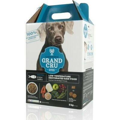 CaniSource Grand Cru Fish Formula Grain-Free Dehydrated Dog Food, 5-kg