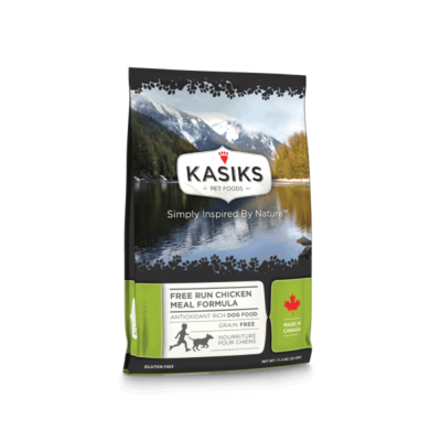 KASIKS Free Run Chicken Meal Formula Grain-Free Dry Dog Food, 25-lb