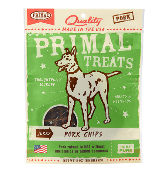 Primal Pork Chips Treats 85g