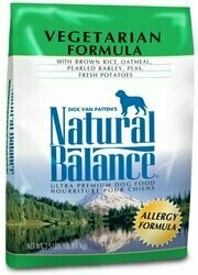 Natural Balance Vegetarian Formula Dry Dog Food, 28-lb bag