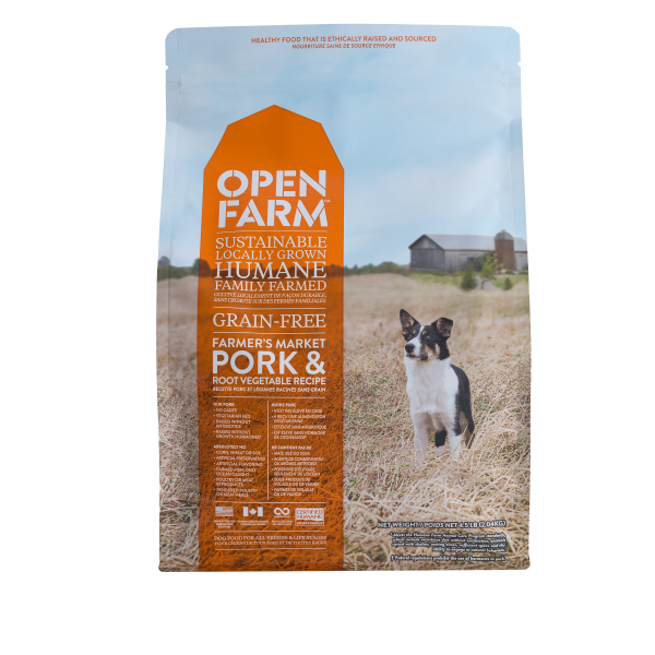 Open Farm Farmer's Market Pork Recipe Grain-Free Dry Dog Food, 24-lb