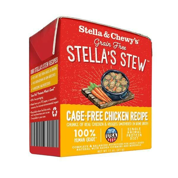 Stella & Chewy's Stella's Stew Cage-Free Chicken Wet Dog Food, 11-oz