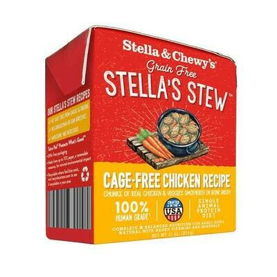Stella & Chewy's Stella's Stew Cage-Free Chicken Wet Dog Food, 11-oz