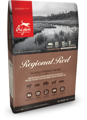 Orijen Regional Red Dry Dog Food, 6-kg