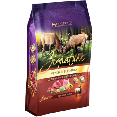 Zignature Venison Limited Ingredient Formula Grain-Free Dry Dog Food, 4-lb bag