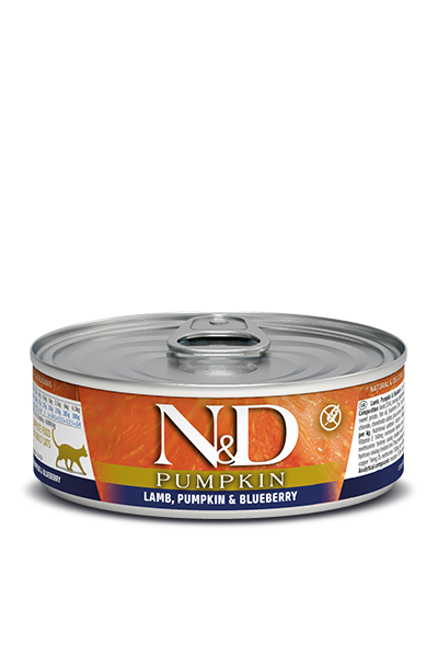 N&D Cat Canned Lamb/pumpkins 80g
