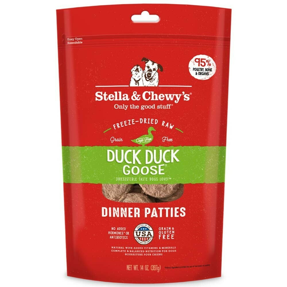 Stella & Chewy Dog FD Duck Duck Goose Dinner 14oz