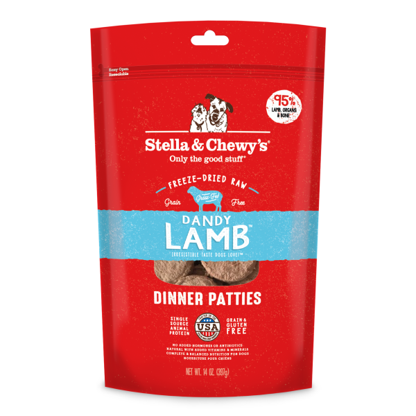 Stella & Chewy Dog FD Dandy Lamb Dinner 14oz