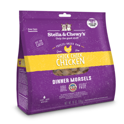 Stella &amp; Chewy Cat FD Chicken Dinner 18OZ
