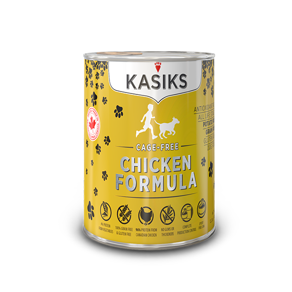 KASIKS Cage-Free Chicken Formula Grain-Free Canned Dog Food, 12.5-oz