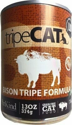 PetKind Tripett Green Bison Tripe Grain-Free Canned Dog Food, 13-oz, case of 12
