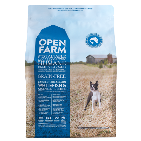 Open Farm Catch-of-the-Season Whitefish Recipe Grain-Free Dry Dog Food, 4.5-lb