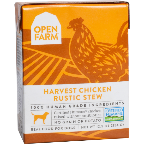 Open Farm Rustic Stew Harvest Chicken Recipe Wet Dog Food, 12.5-oz
