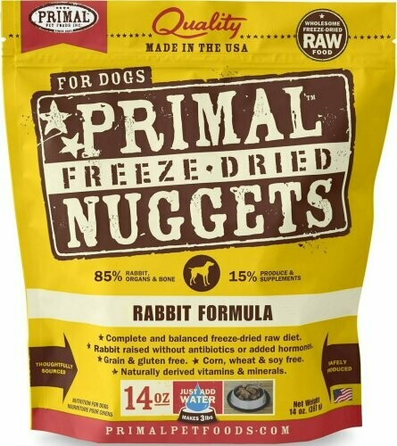 Primal Dog Freeze Dried Rabbit 14OZ