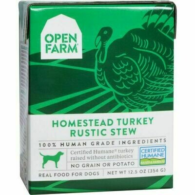 Open Farm Rustic Stew Homestead Turkey Recipe Wet Dog Food, 12.5-oz