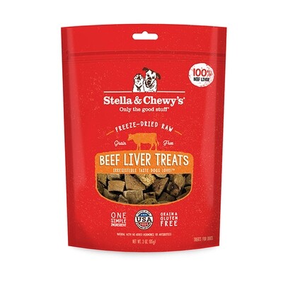 Stella & Chewy's Dog treats Beef Liver Treats 85g