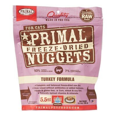 Primal Cat Freeze Dried Turkey 5.5oz