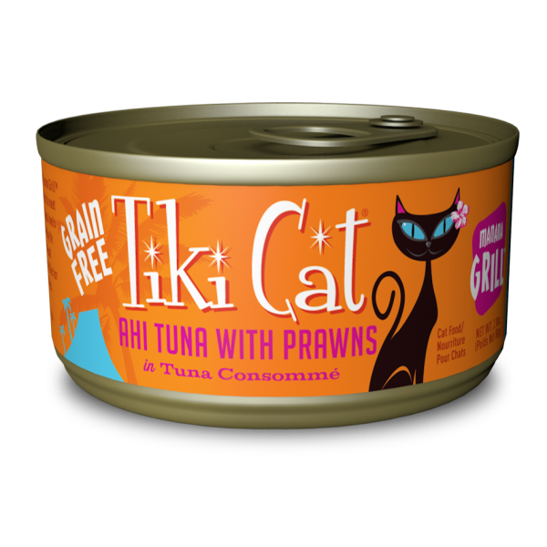 Tiki Cat Grill Ahi Tuna & Prawns 2.8OZ