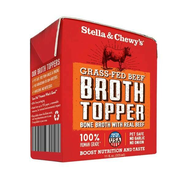 Stella & Chewy's Broth Topper Grass-Fed Beef for Dogs, 11-oz