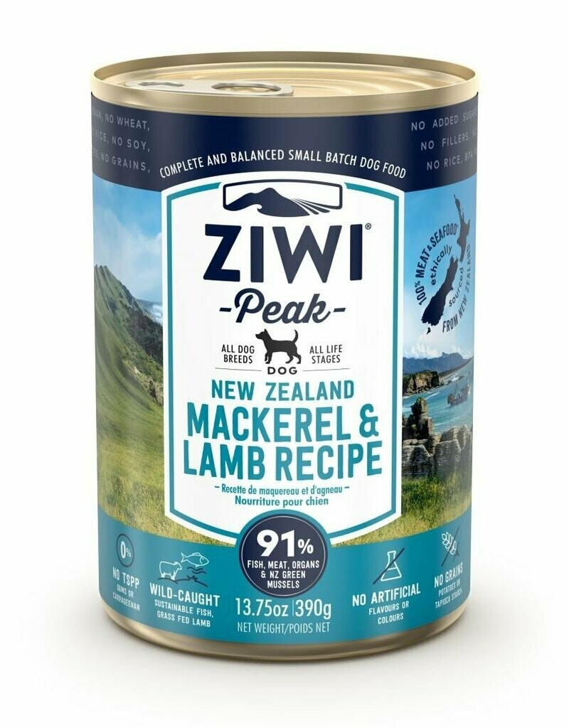 Ziwi Can Dog Lamb/mackerel 390g