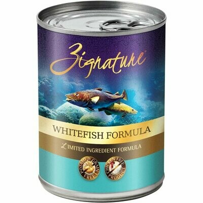 Zignature Whitefish Limited Ingredient Formula Grain-Free Canned Dog Food, 13-oz