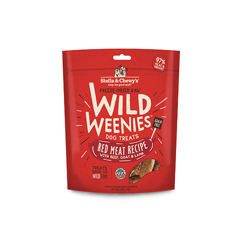 Stella & Chewy's FD Wild Weenies Grain-Free Dog Treats Red Meat Recipe 92g