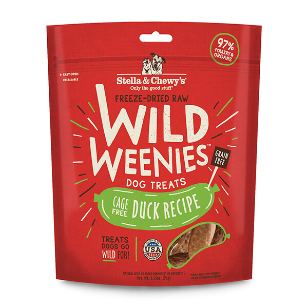 Stella & Chewy's FD Wild Weenies Grain-free Dog Treats Duck Recipe 92g