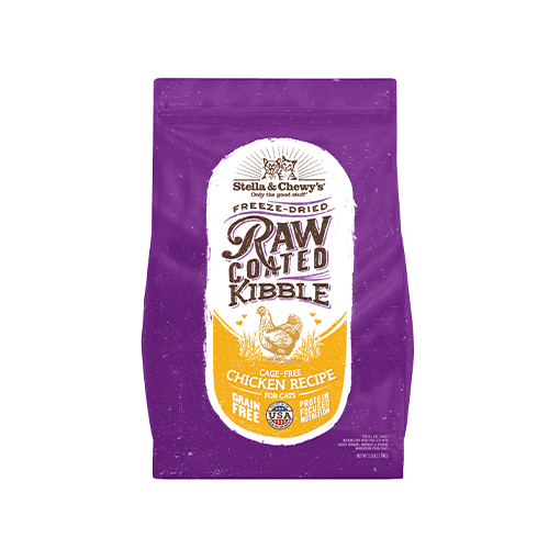 STELLA & CHEWY'S® CAGE-FREE CHICKEN RECIPE RAW COATED KIBBLE DRY CAT FOOD 10 LB