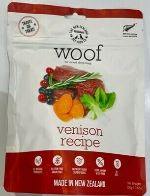 Woof Venison Recipe 100g