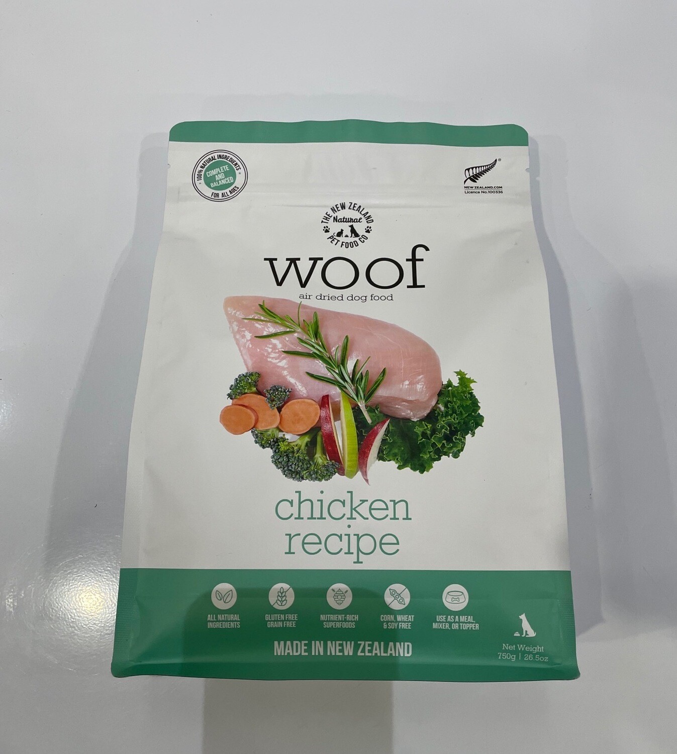 Woof Chicken Air Dried Recipe 750g