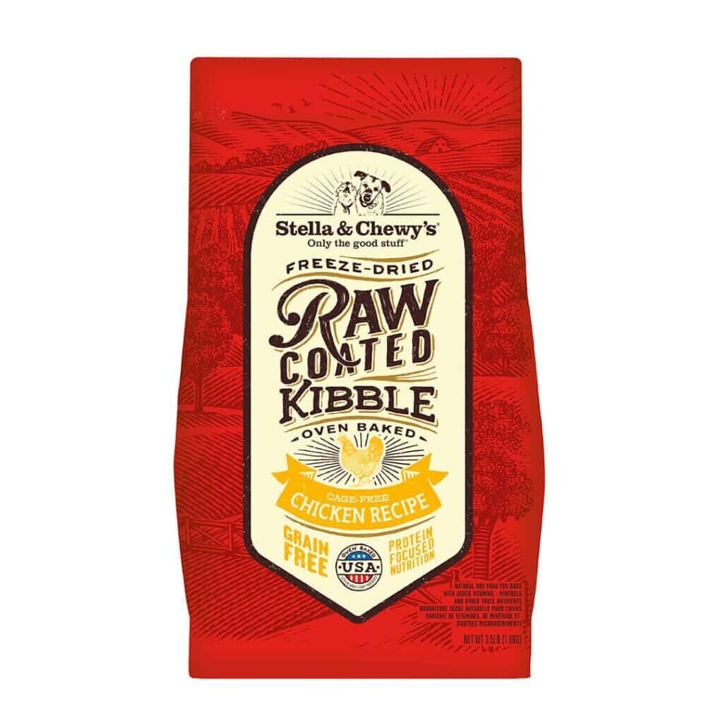 STELLA & CHEWY'S CAGE-FREE CHICKEN RAW COATED KIBBLE 3.5LB
