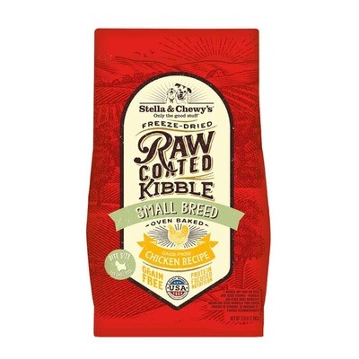 STELLA &amp; CHEWY'S DOG CAGE-FREE CHICKEN RAW COATED KIBBLE FOR SMALL BREEDS 3.5LB