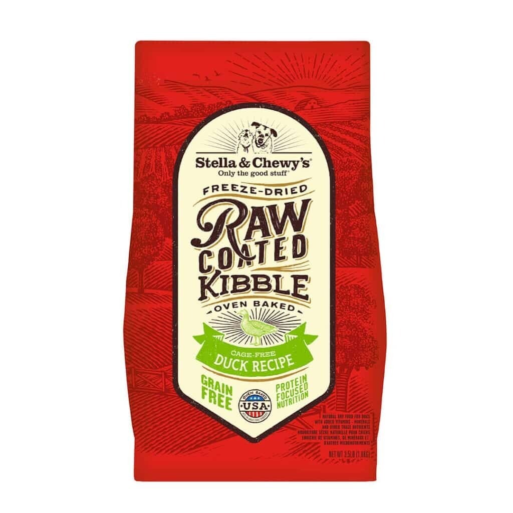STELLA & CHEWY'S CAGE-FREE DUCK RAW COATED KIBBLE 3.5LB