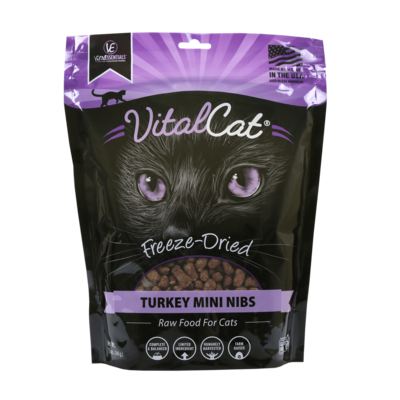 VE Turkey Mini Nibs Freeze-Dried Grain Free Cat Food 12OZ
