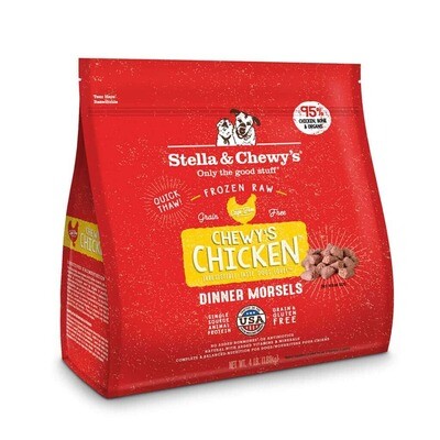 CHEWY’S CHICKEN FROZEN RAW DINNER MORSELS 4LB