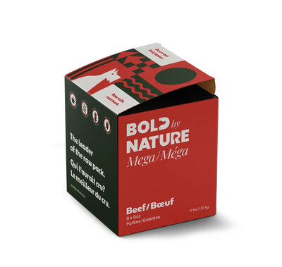 Bold By Nature Mega Beef for Dogs 4Lb